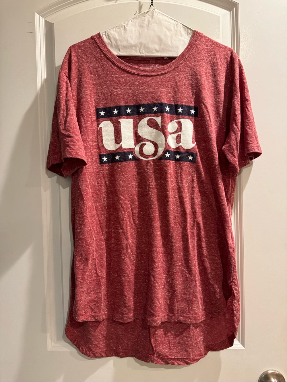Red USA Graphic Short-Sleeve Tee by